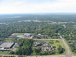 Blue Ash south of the airport